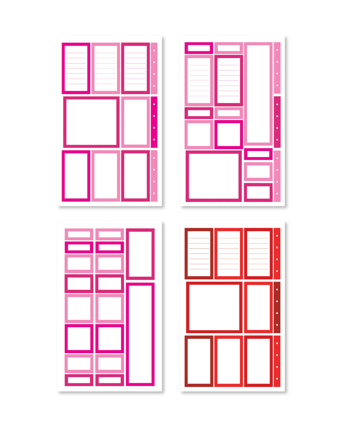 Rainbow Planner Sticker Book [EVERYDAY] (Set of 6)
