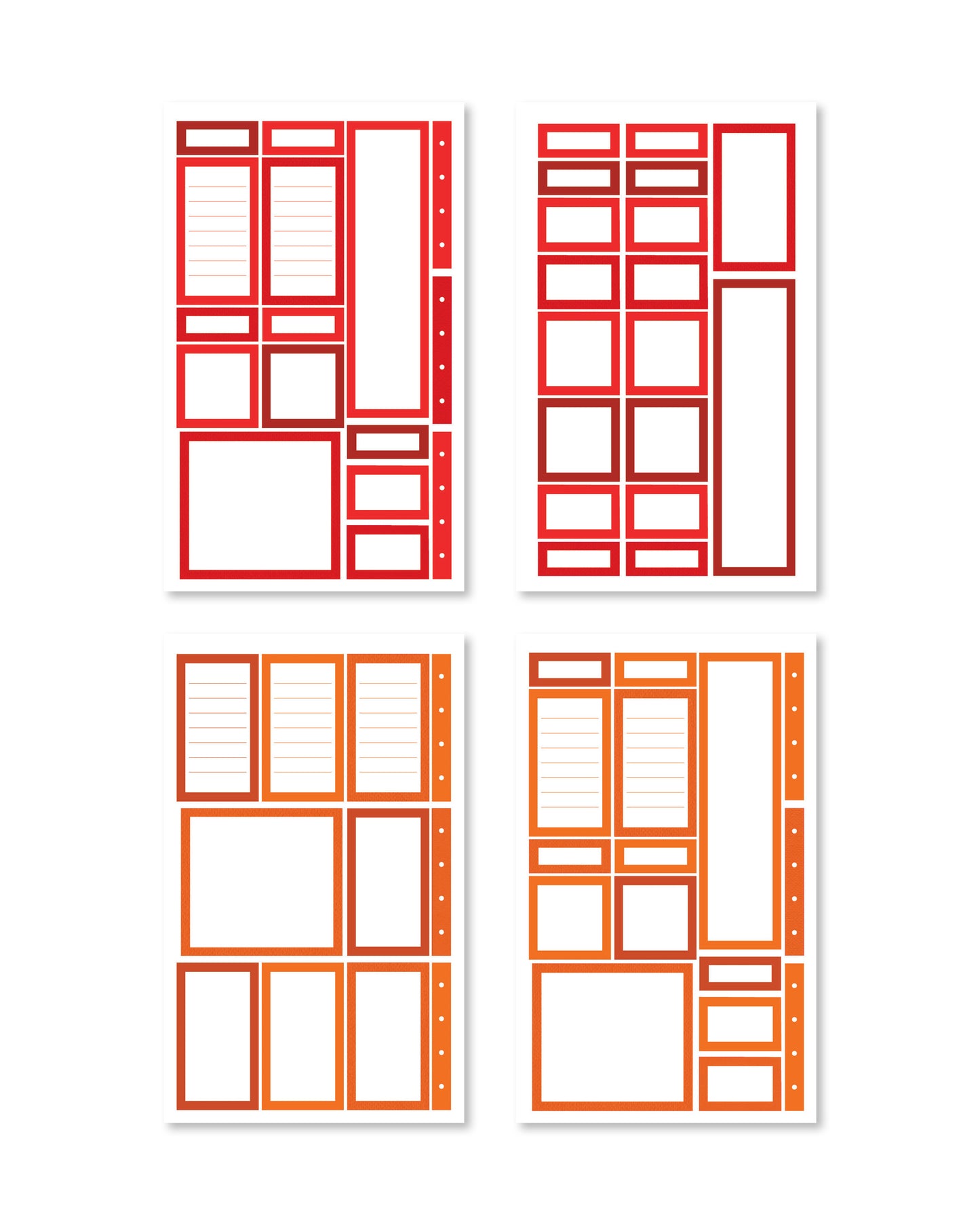 Rainbow Planner Sticker Book [EVERYDAY] (Set of 6)
