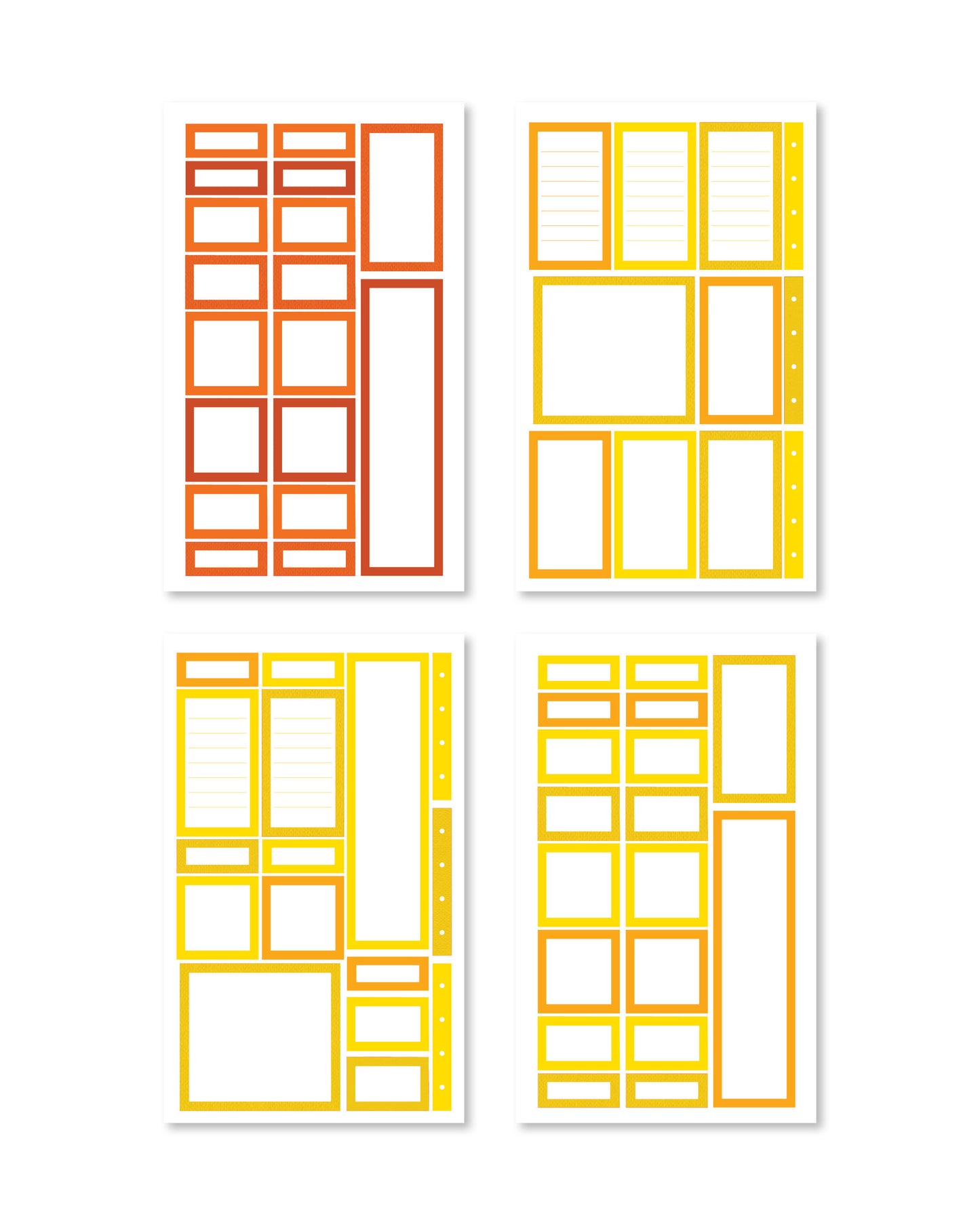 Rainbow Planner Sticker Book [EVERYDAY] (Set of 6)