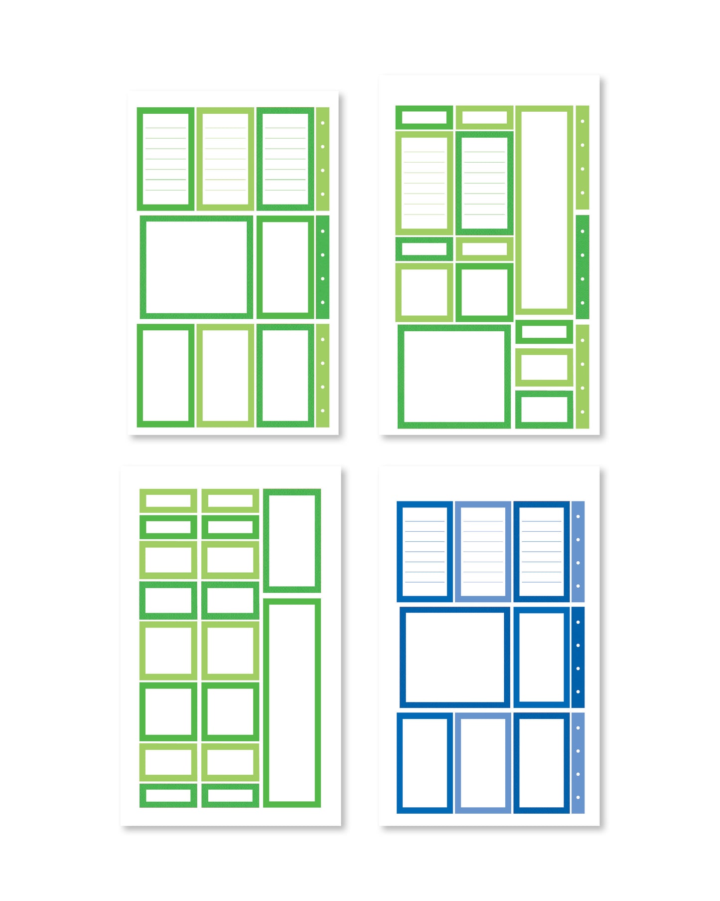 Rainbow Planner Sticker Book [EVERYDAY] (Set of 6)