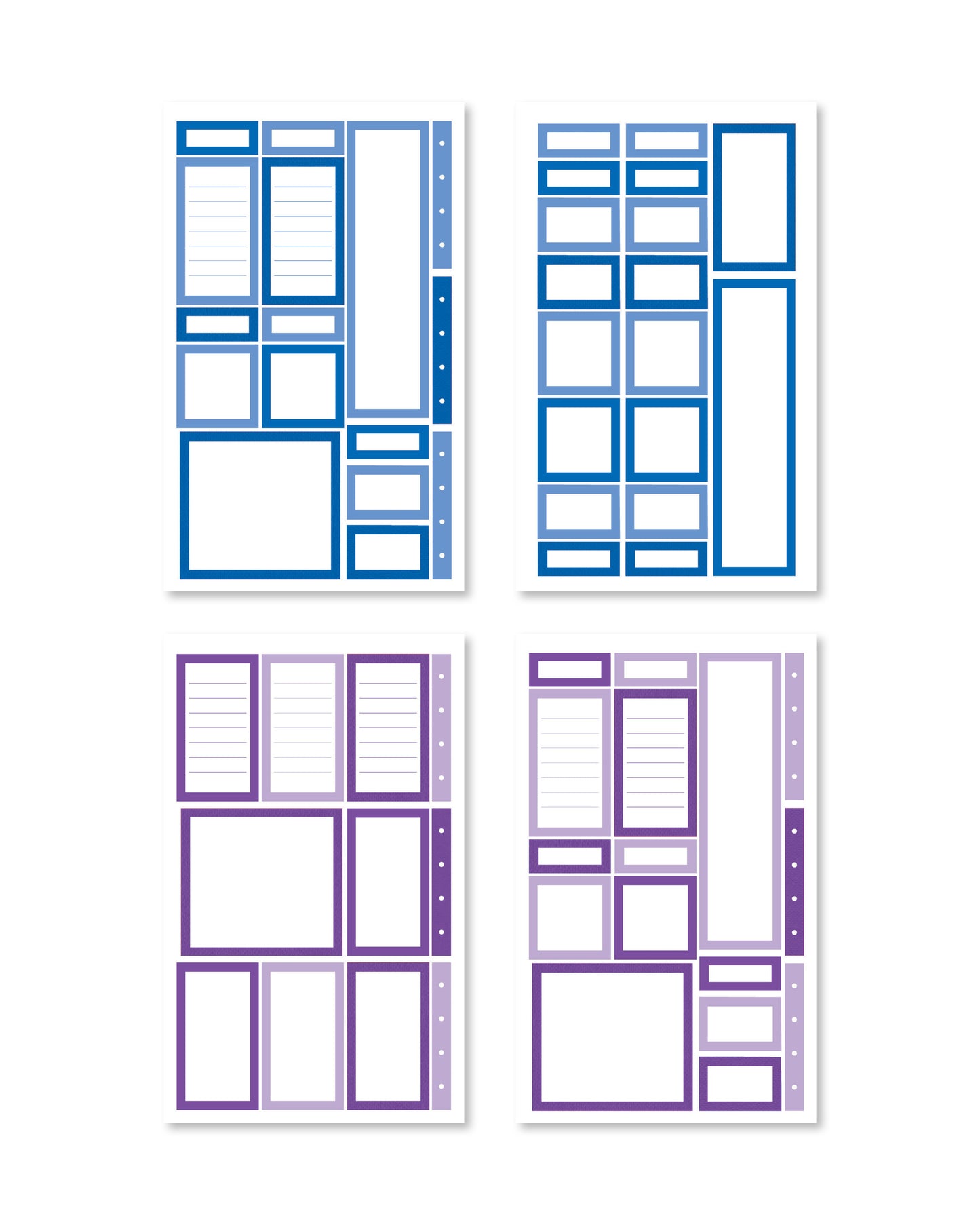 Rainbow Planner Sticker Book [EVERYDAY] (Set of 6)