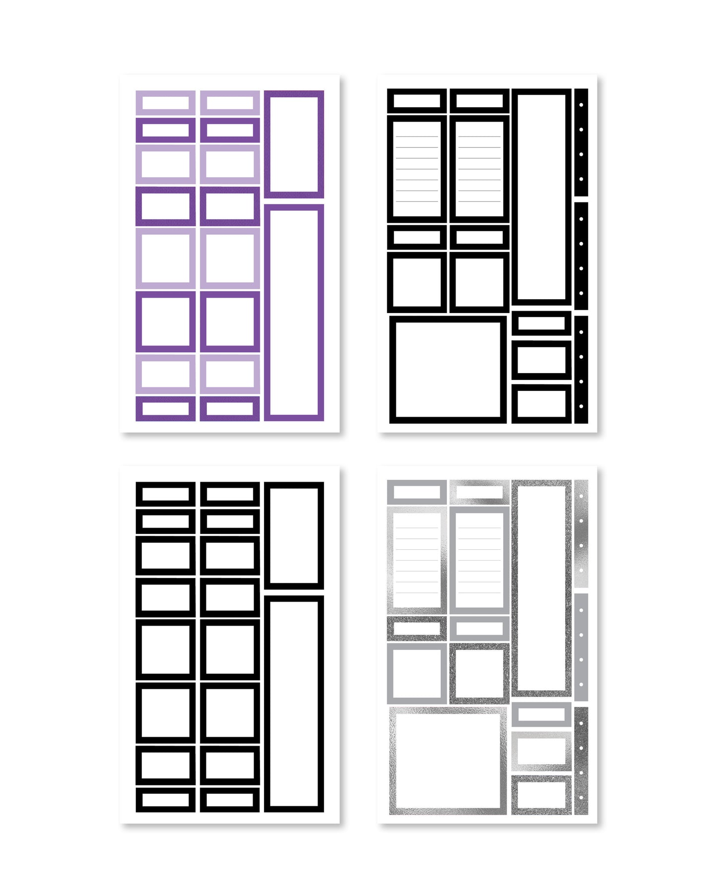 Rainbow Planner Sticker Book [EVERYDAY] (Set of 6)