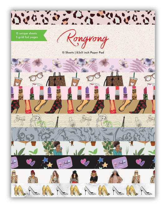 Rongrong Scrapbook Pad (Set of 6)
