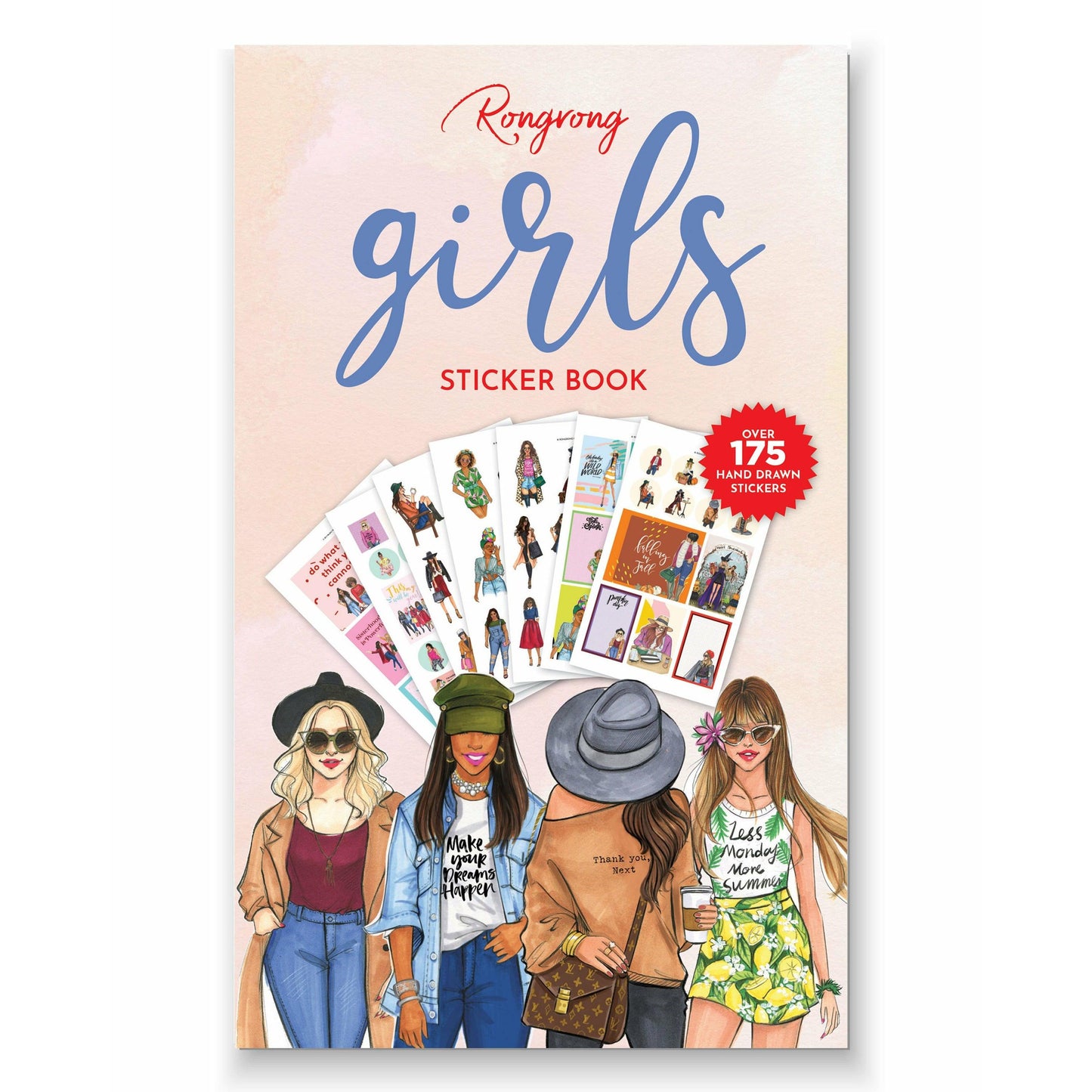 Fashionista Girls Sticker Book (Set of 6)