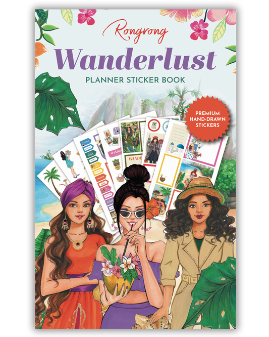 Wanderlust Planner Sticker Book (Set of 6)