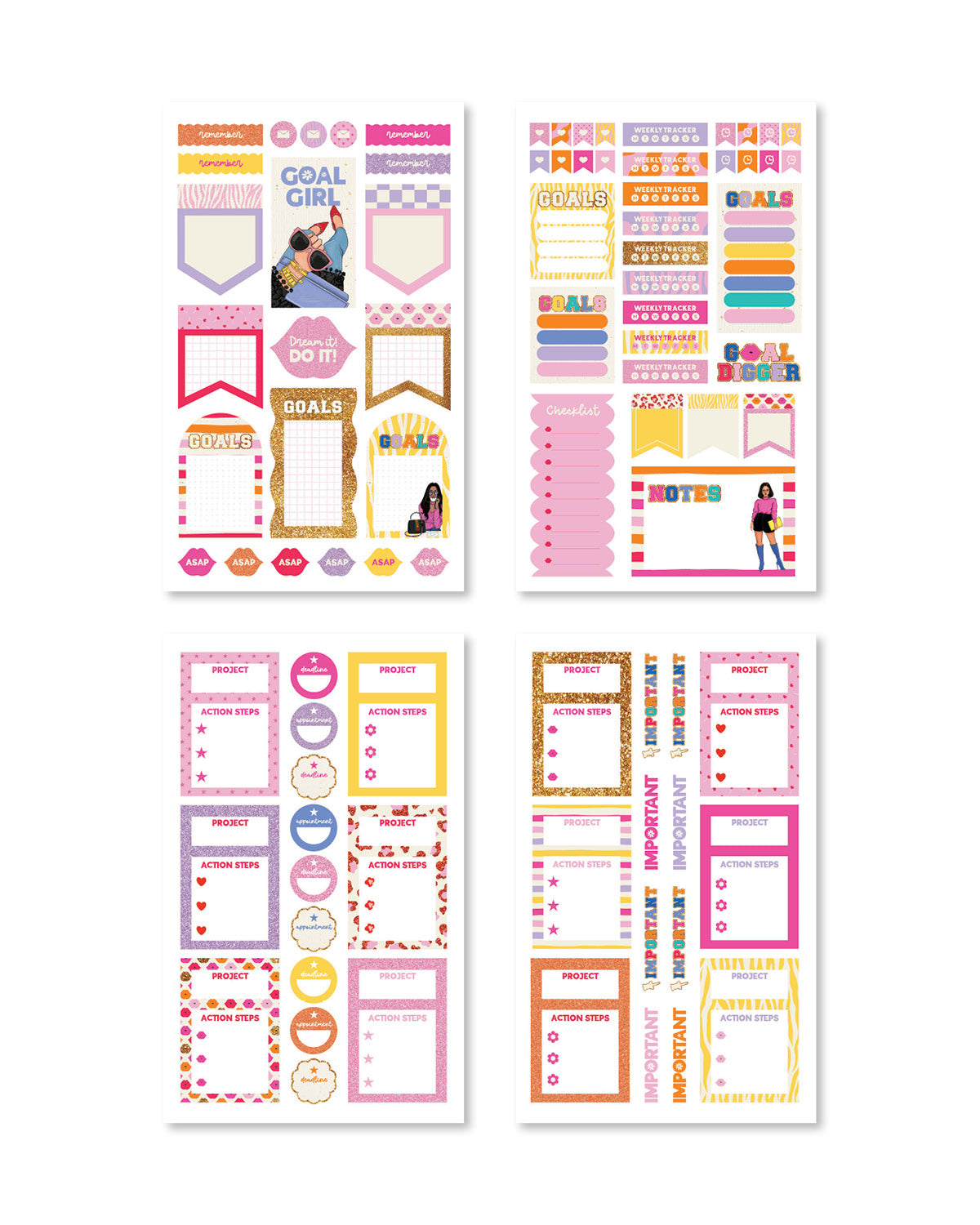 Planner Stickers Book - Sugary Gal Minis - Paper House  Planner stickers,  Planner sticker book, Mini sticker books