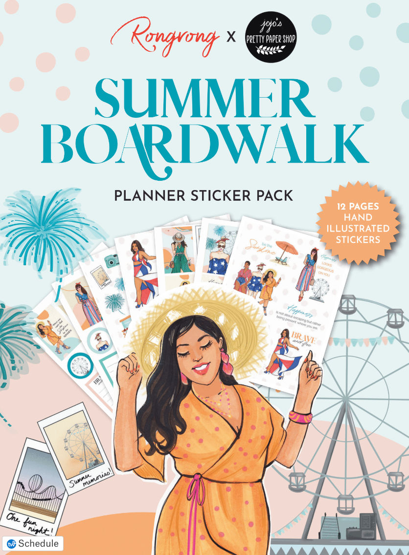 Summer Boardwalk Sticker Pack (Set of 6)