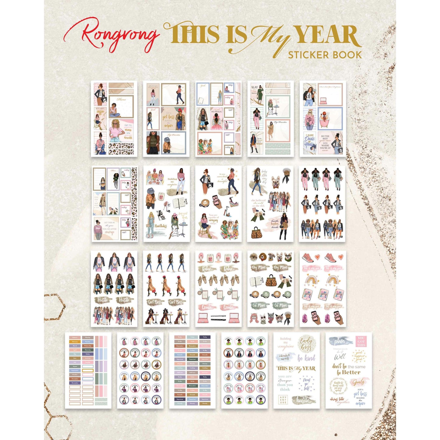 This Is My Year Sticker Book (Set of 6)