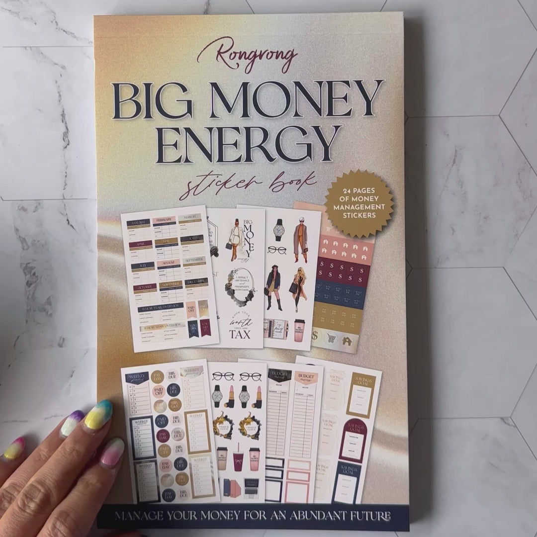 Big Money Energy Sticker Book - Rongrong DeVoe - Shop Rongrong