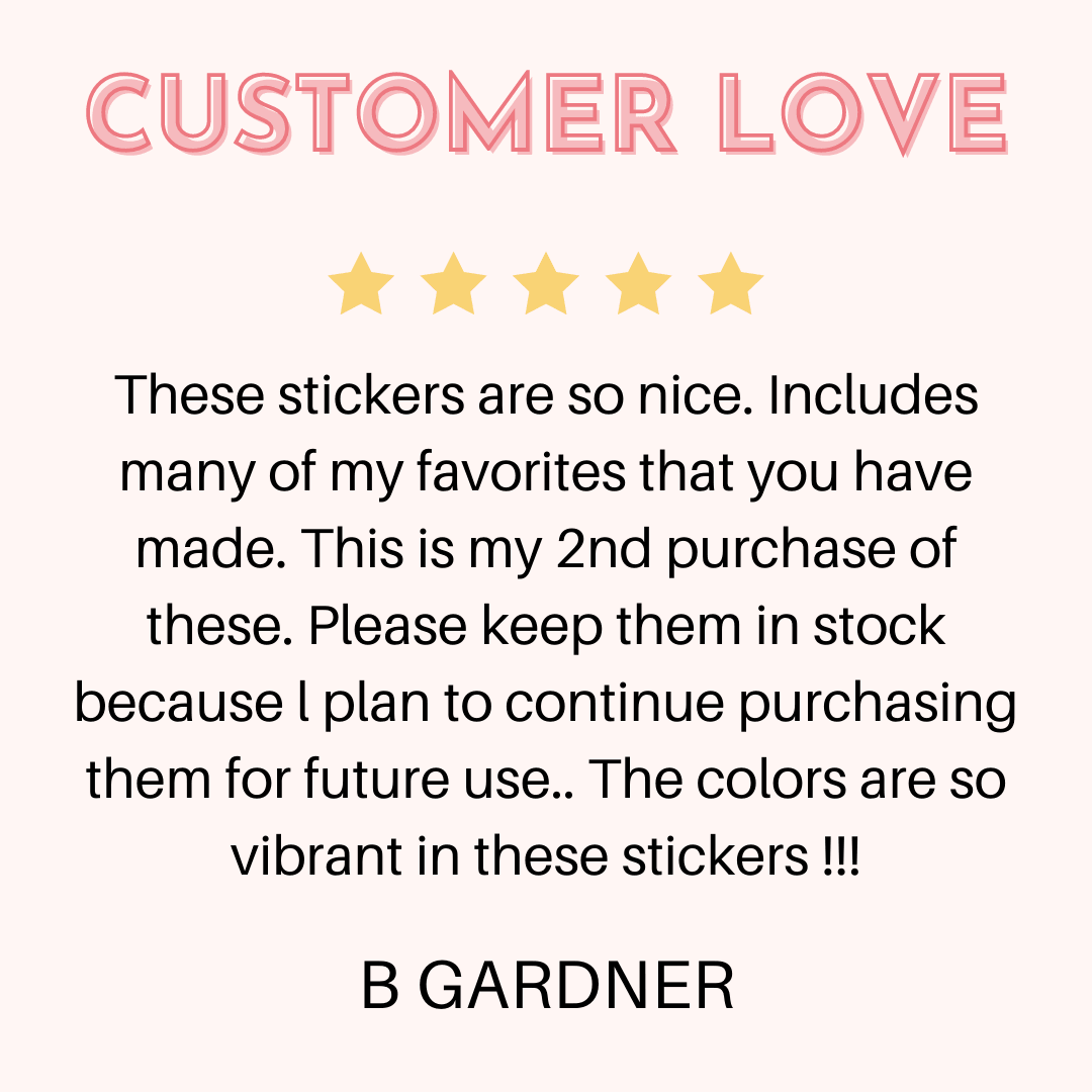 Black Girl Magic Planner Sticker Pack - Second Edition (Set of 6)