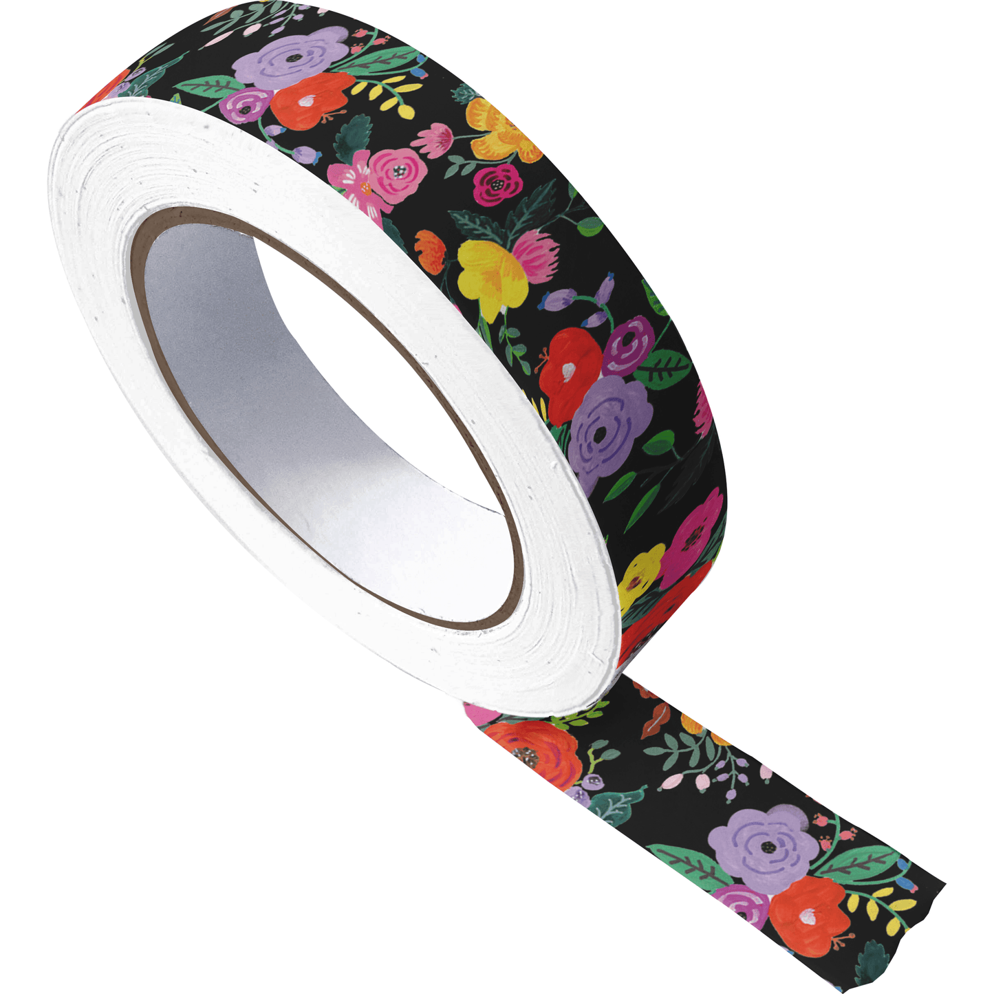 Dark Floral Washi Tape (Set of 6)