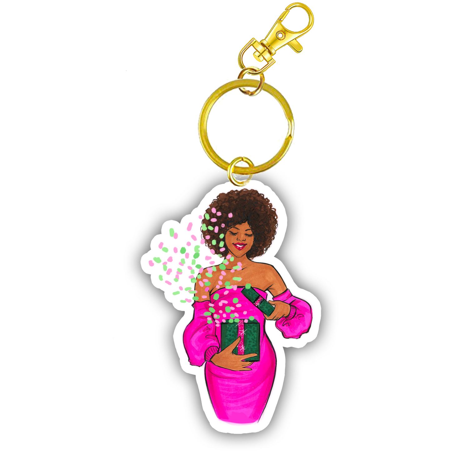 Open the Magic Holographic Keychain (Set of 6)